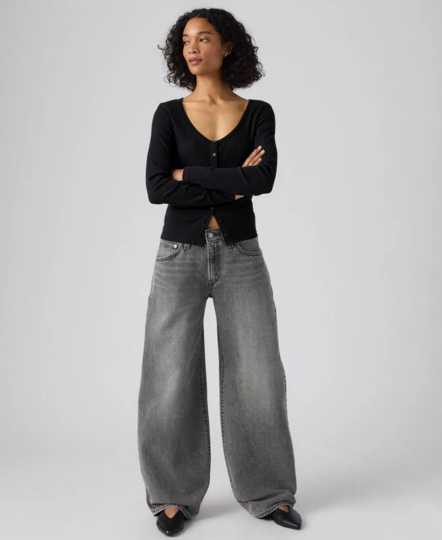 Джинсы с зауженным низом Mid Rise Middy Balloon Jeans Levi's, Disquiet Day — фото 4