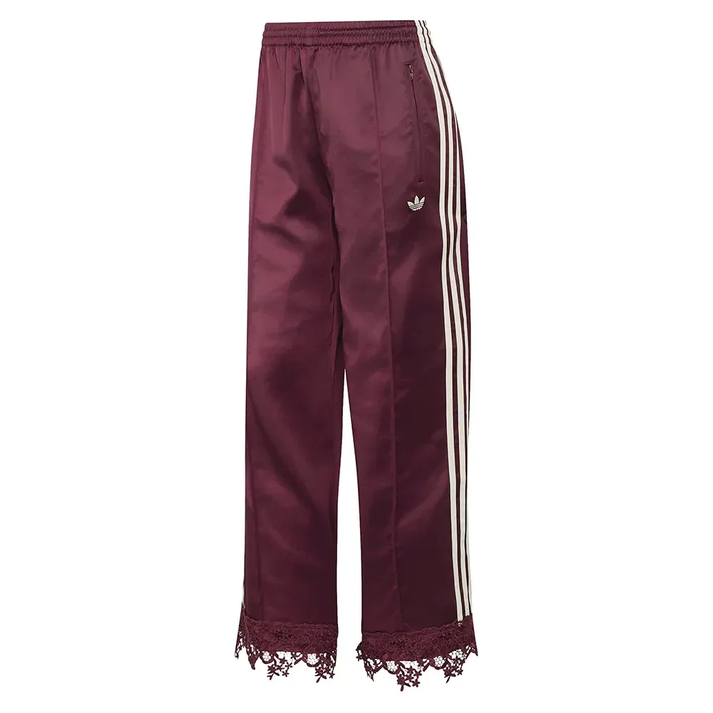 Женские спортивные брюки свободного кроя с кружевом Firebird Adidas Originals, Red — фото 3