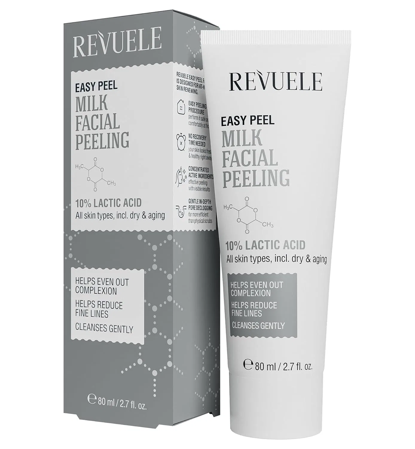 Скраб для лица Revuele Easy Peel Milk, 80 мл