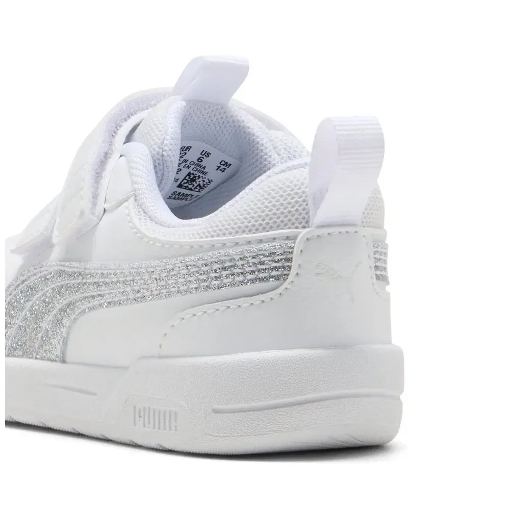 Кроссовки низкие Puma Multiflex 2 Glitz FS V Inf, белый — фото 2
