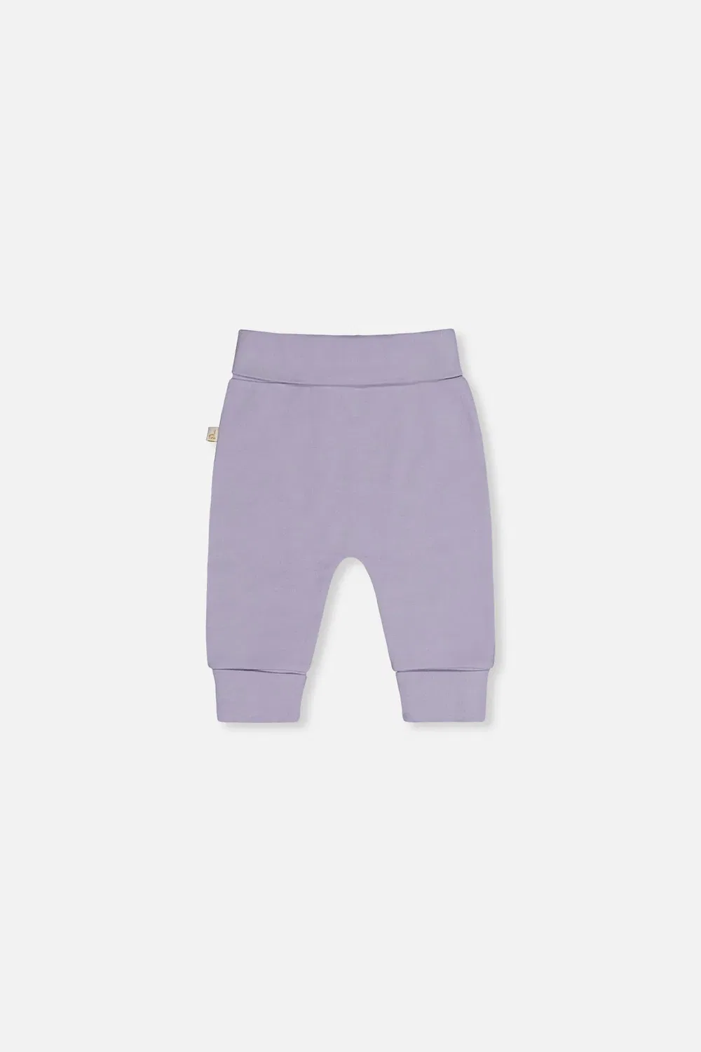 Детские брюки с цветочным декором Organic Cotton Evolutive Deux par Deux, Violet — фото 3