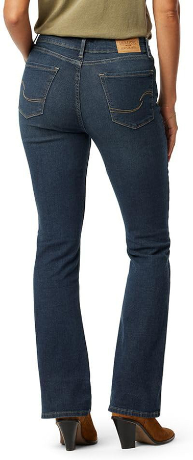 Джинсы Levi's Gold Totally Shaping Bootcut, голубая лагуна — фото 3