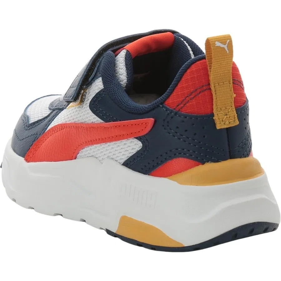 Детские спортивные кроссовки Puma Trinity Lite Ac+ Ps Pristine- White- Lacivert, Темно-синий — фото 2