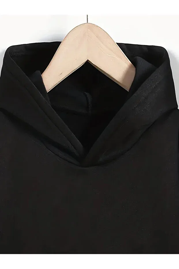 Детское худи для мальчиков с принтом Star Back Printed Hooded Sweatshirt (New Season) Daxia, Черный — фото 3