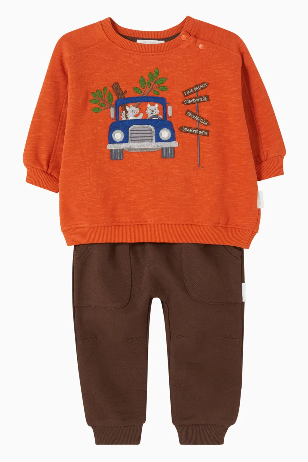 Свитшот из органического хлопка Road Trip Purebaby — фото 2