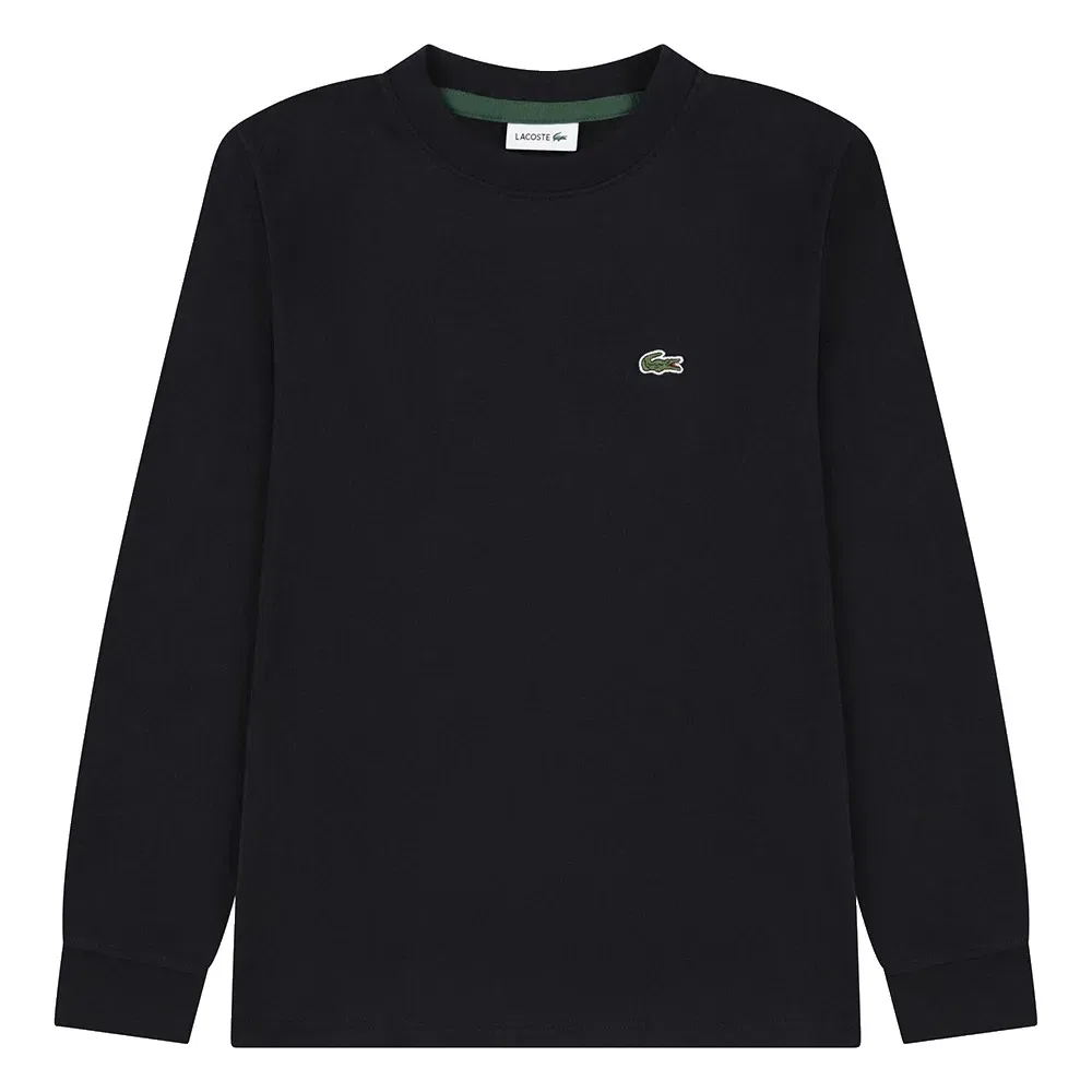 Детская футболка с длинным рукавом Icon Core Lacoste kids, Black