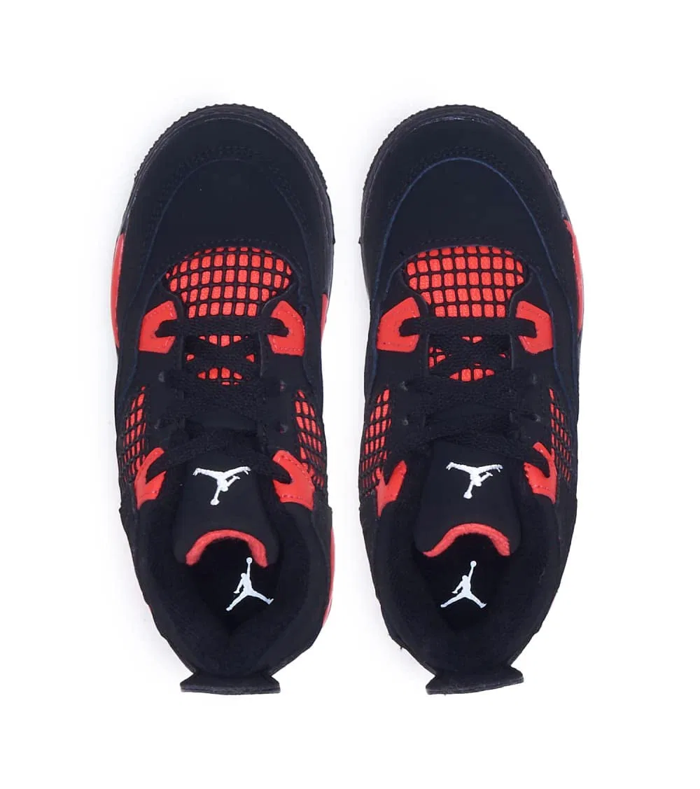 Детские кроссовки для мальчиков с принтом Ruckus Low NIKE, Black White Red — фото 3
