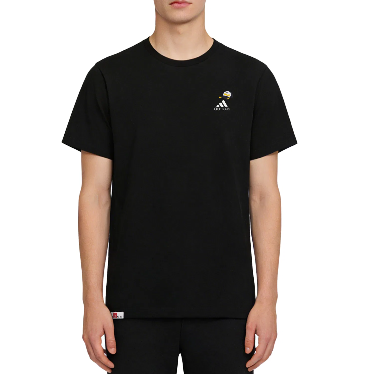 Футболка детская хлопковая Adidas MUST HAVES, Черный — фото 4