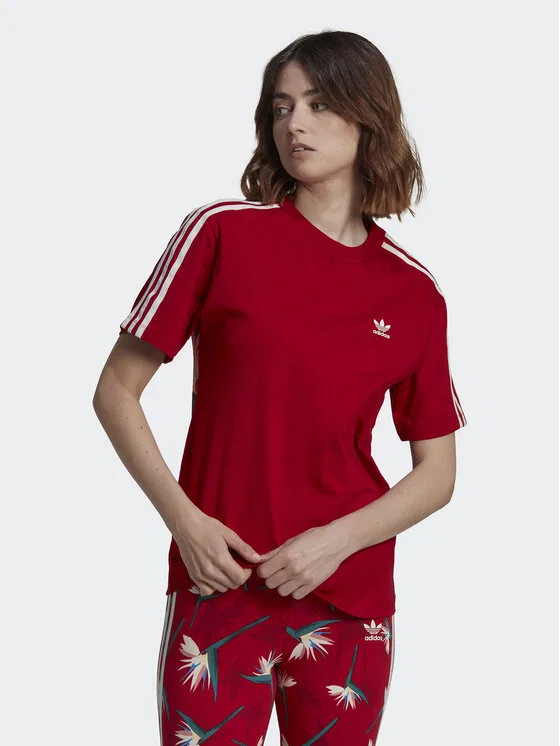 Футболка Thebe Magugu regular fit Thebe Magugu T-Shirt Adidas, красный — фото 2