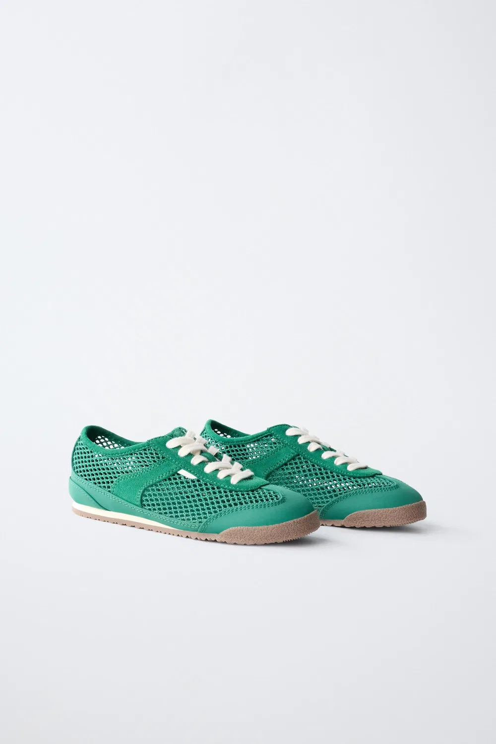 Сетчатые кроссовки ZARA, Green — фото 2