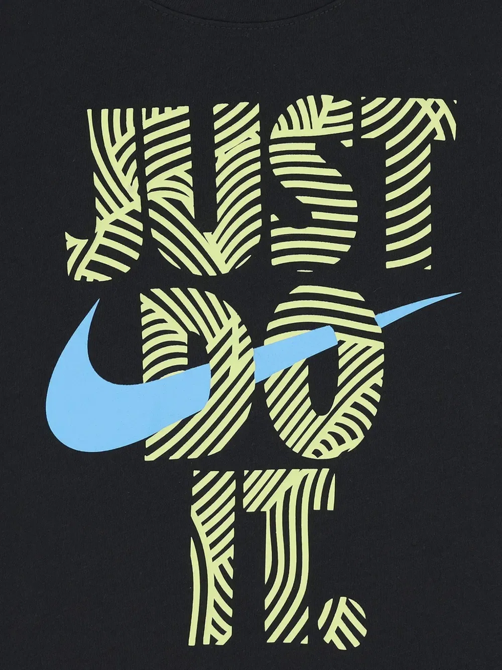 Футболка с коротким рукавом и графическим принтом Nike Kids, черный — фото 3