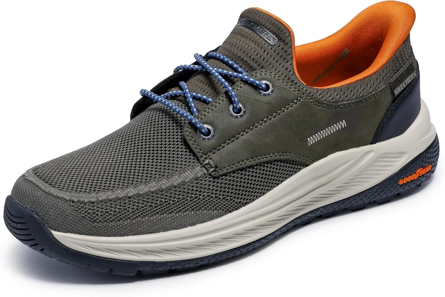 Мужские кроссовки Skechers Meroe-Alden, Olive Leaf For Me Leaf It To Me
