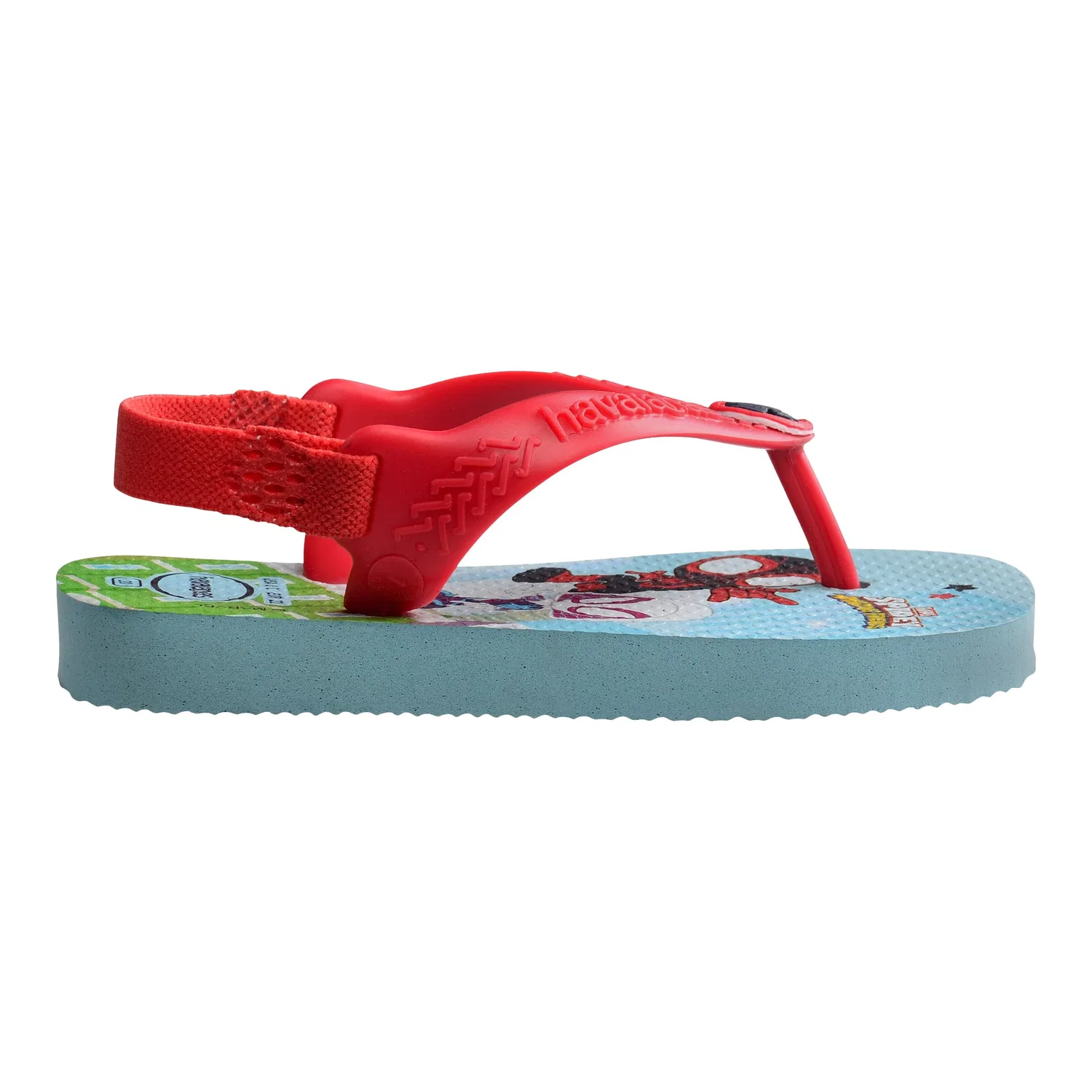 Шлепанцы детские с резинкой Baby Marvel Havaianas, синий — фото 2