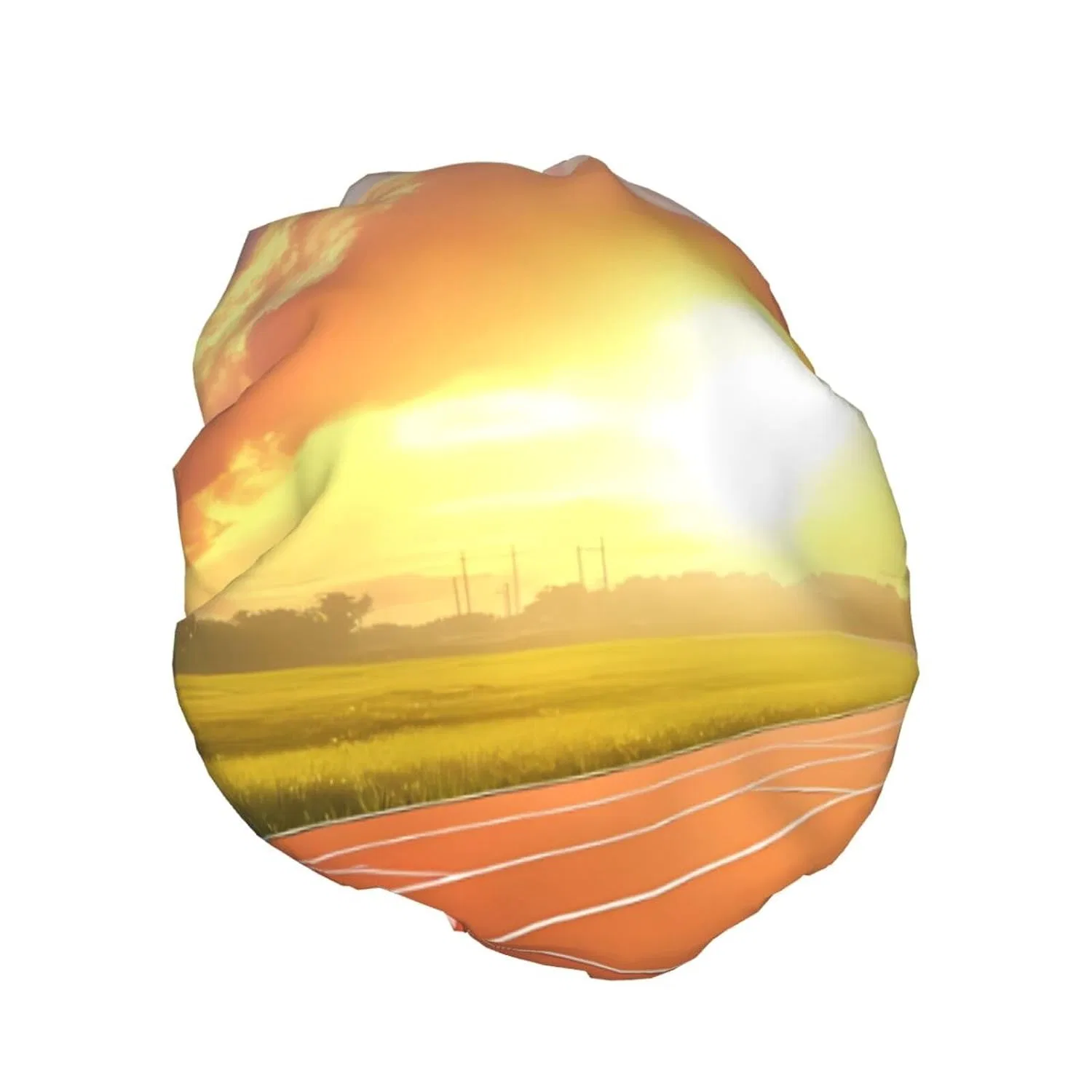 Двойная водонепроницаемая шапочка для душа Running Track Sunset ZSUUGJ — фото 2