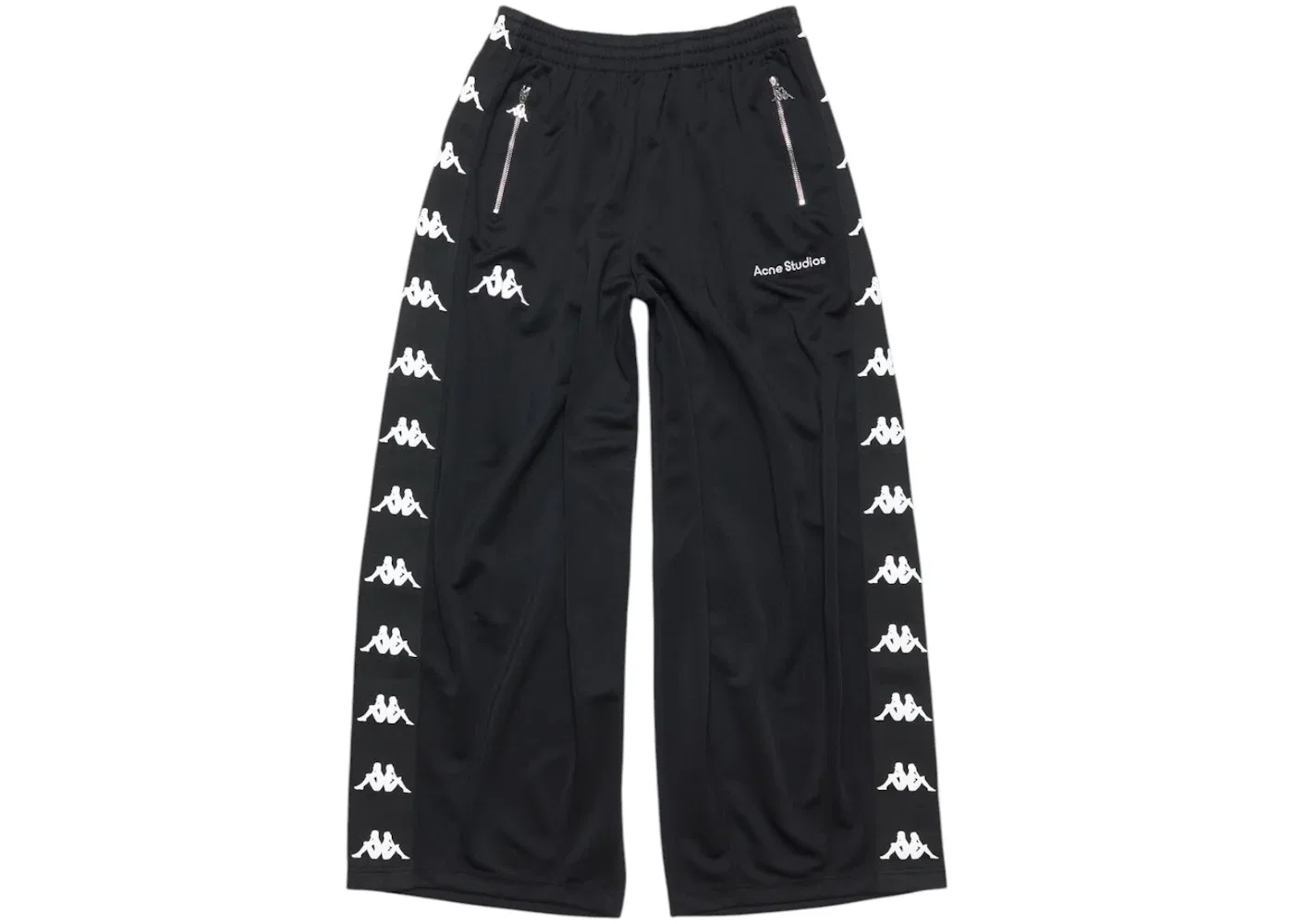 Мужские брюки свободного кроя Acne Studios x Kappa, Black