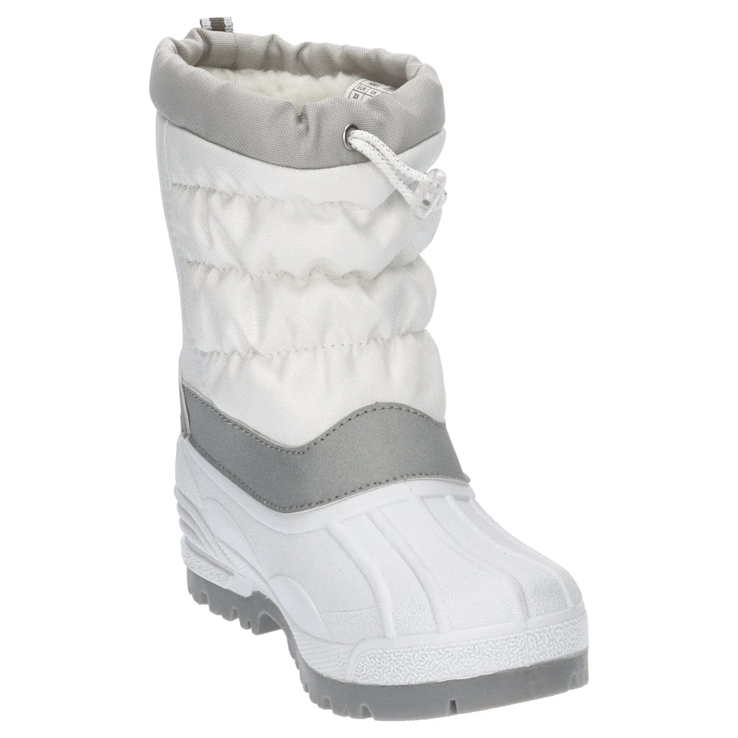 Детские зимние ботинки с высоким голенищем Cmp Kids Hanki 3.0 Snow Boots, Weiss Grau — фото 2