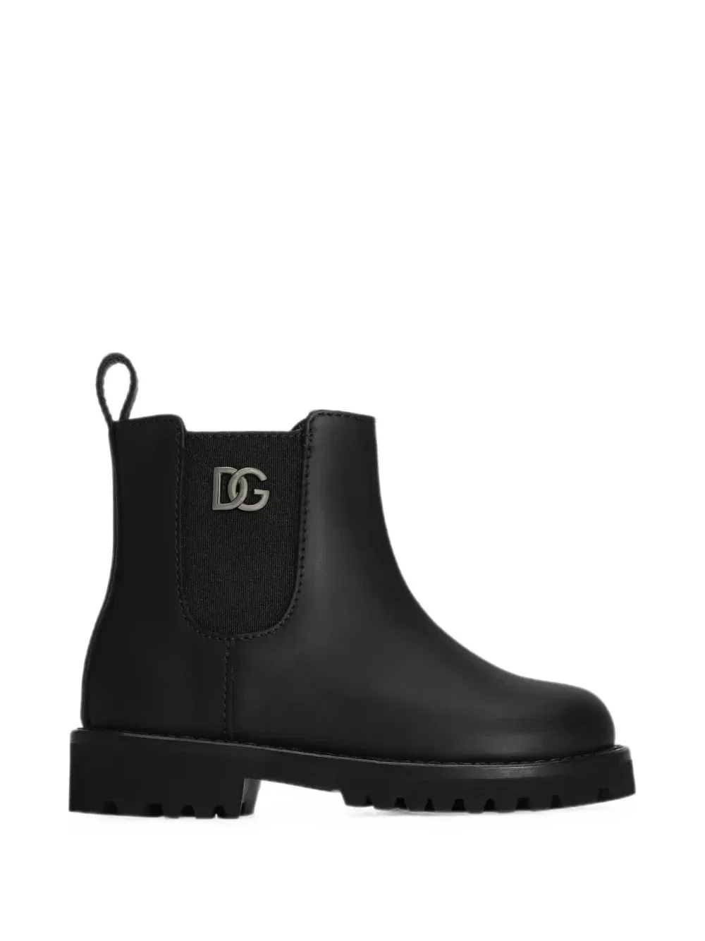 Кожаные сапоги Dolce & Gabbana Kids, черный