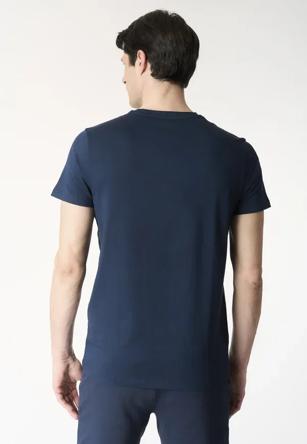 Футболка хлопковая Print t-shirt, U.S. Polo Assn., Blu, синий — фото 3