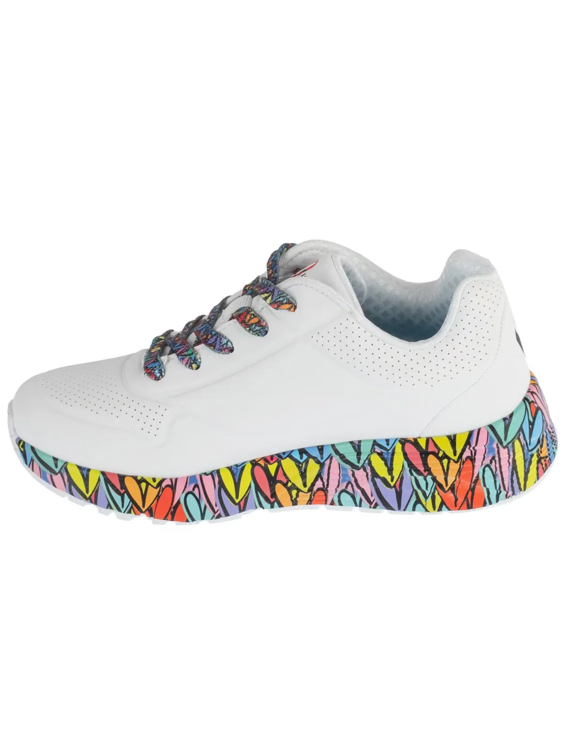 Кроссовки SKECHERS Skechers Uno Lite - Subtle Love белого цвета — фото 2
