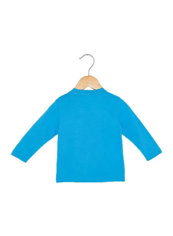 Лонгслив с принтом Olaf Disney, синий — фото 2