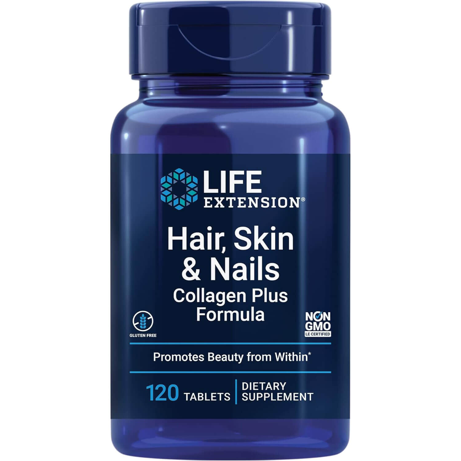

Коллаген Life Extension Hair, Skin & Nails Plus Formula, 120 таблеток