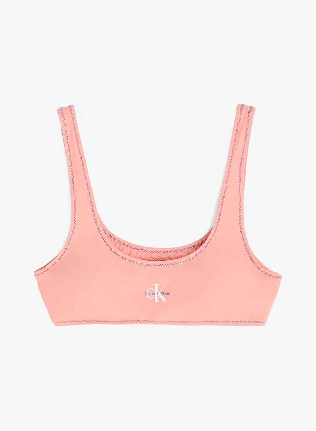 Бюстгальтер бикини с монограммой CK Calvin Klein, красный