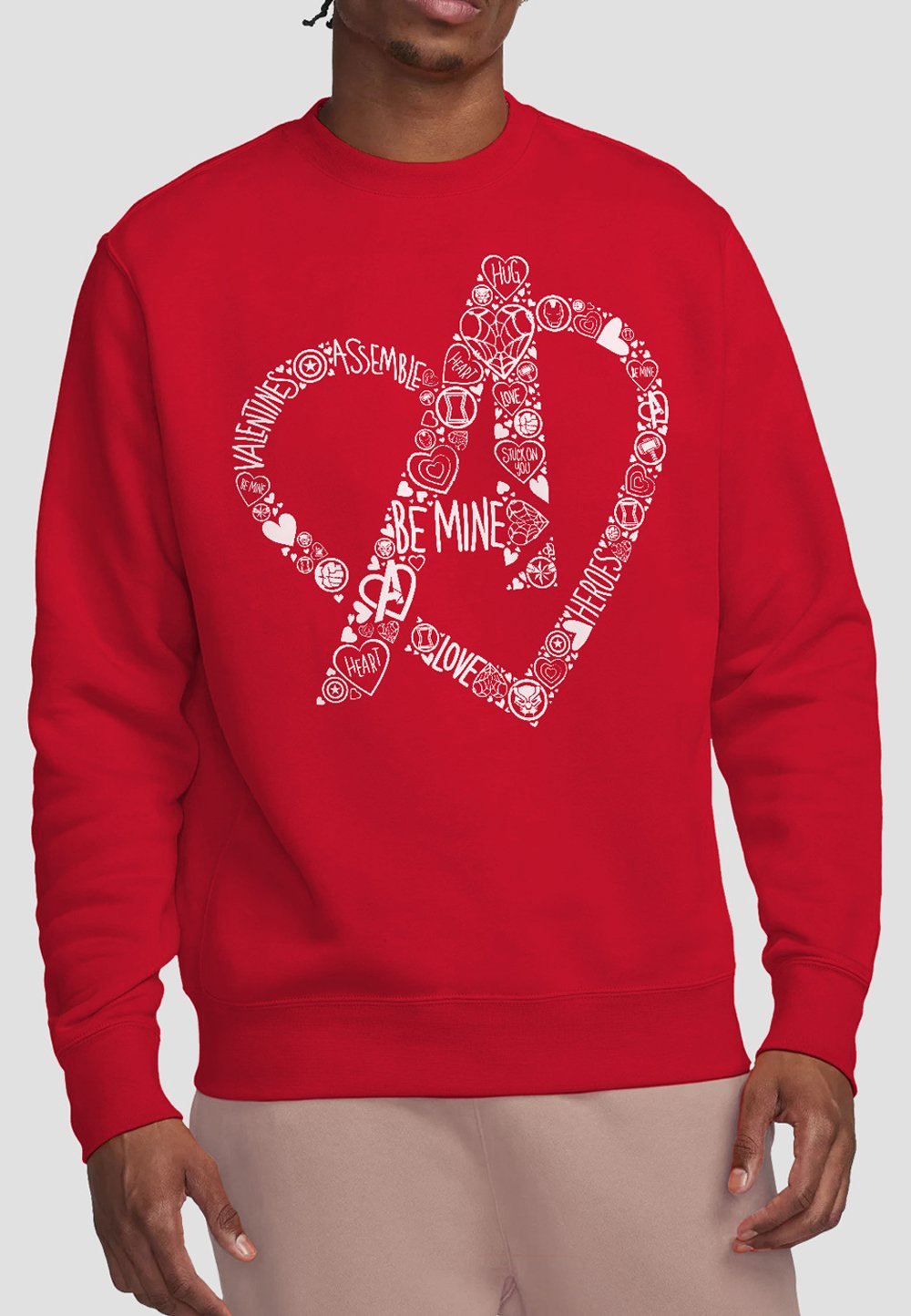 

Толстовка HEART BE MINE Marvel, красный