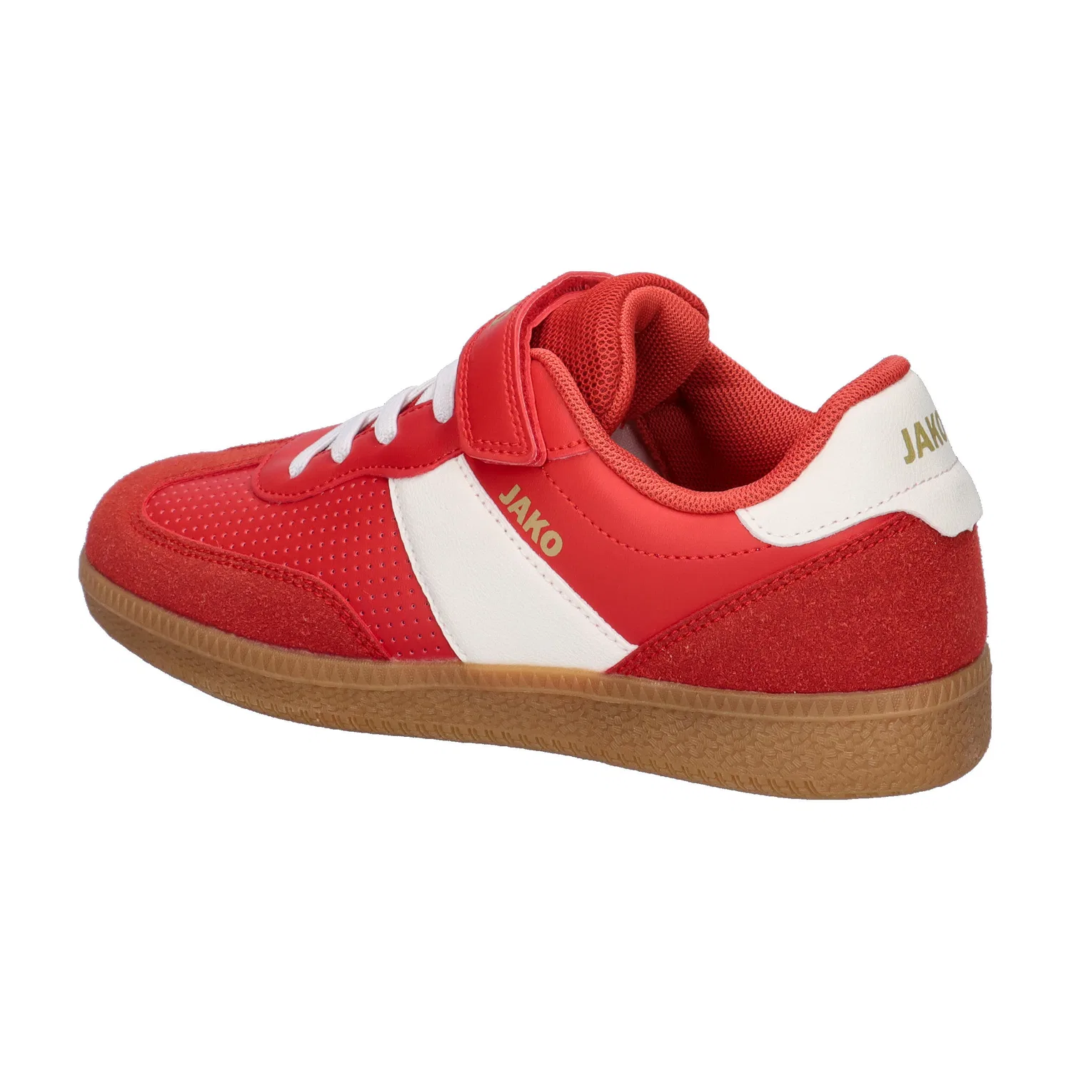 Детские спортивные кроссовки Citybeat Junior Jako, Rot Weiss Gold — фото 2