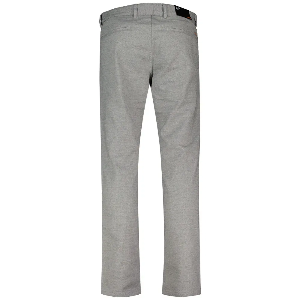 Брюки чинос Slim Fit BOSS, серый — фото 3