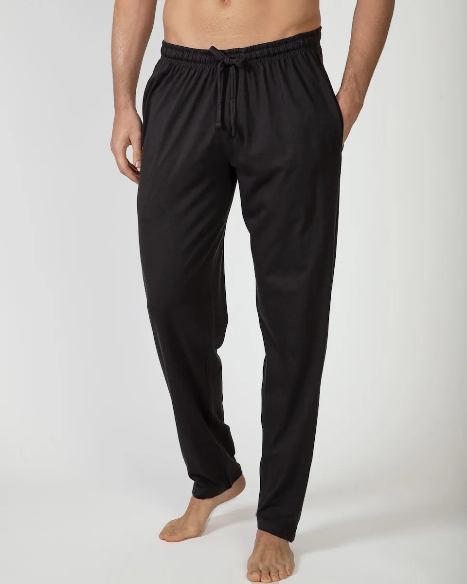 

Мужские трикотажные пижамные штаны из хлопка Massana, черный