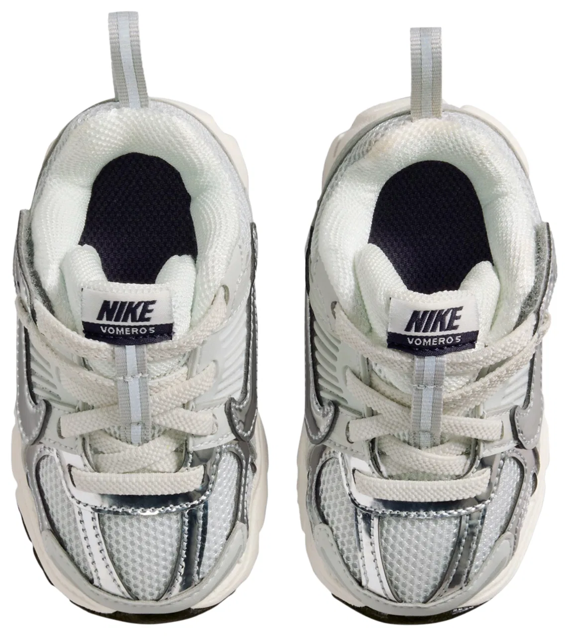 Кроссовки для девочек Vomero 5 Nike, цвет Black/Photon Dust/Silver — фото 4