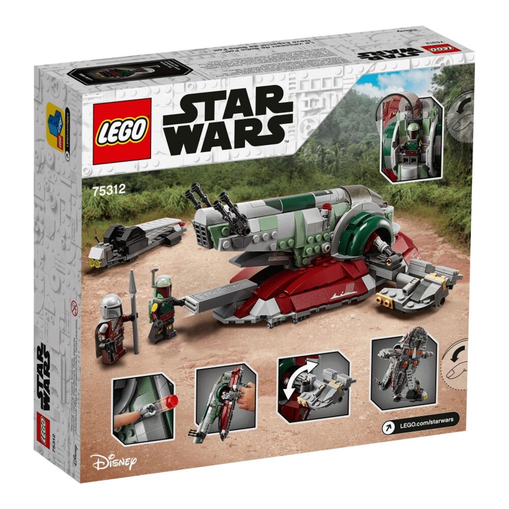 Конструктор LEGO Star Wars 75312 Mandalorian Звездолет Бобы Фетта — фото 3