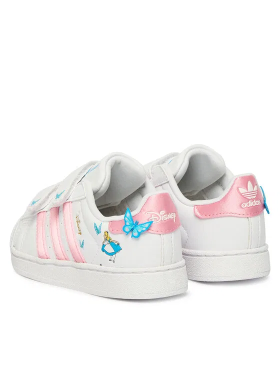 Кроссовки Disney Superstar II Comfort Closure Adidas, белый — фото 3
