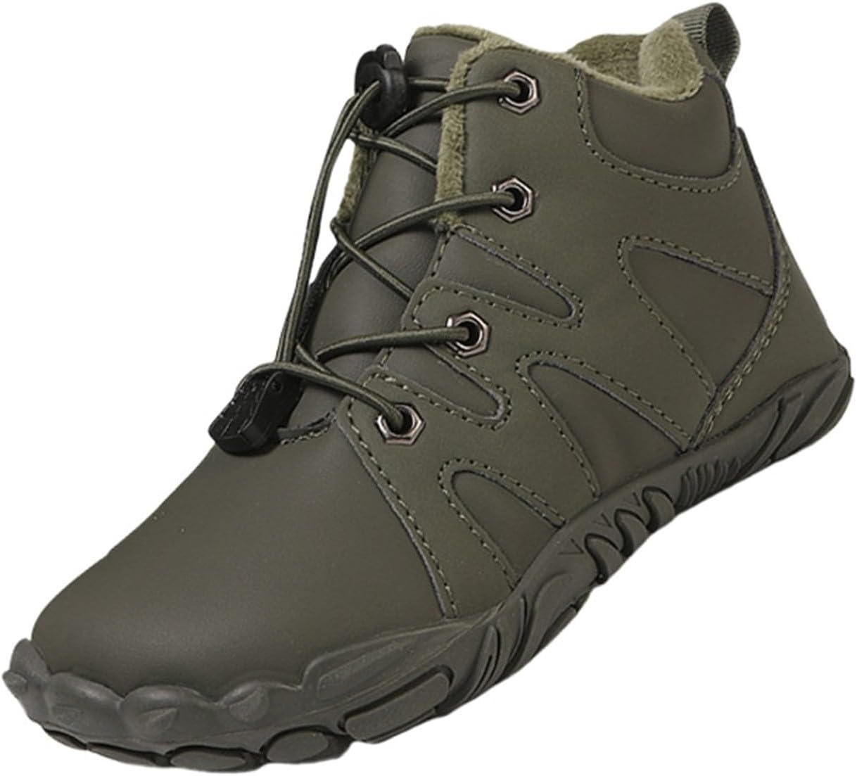 

Детские водонепроницаемые босоногие ботинки для мальчиков и девочек, зимние теплые ботинки с широкой носочной частью, высокоэластичные, противоскользящие Generic, Ag