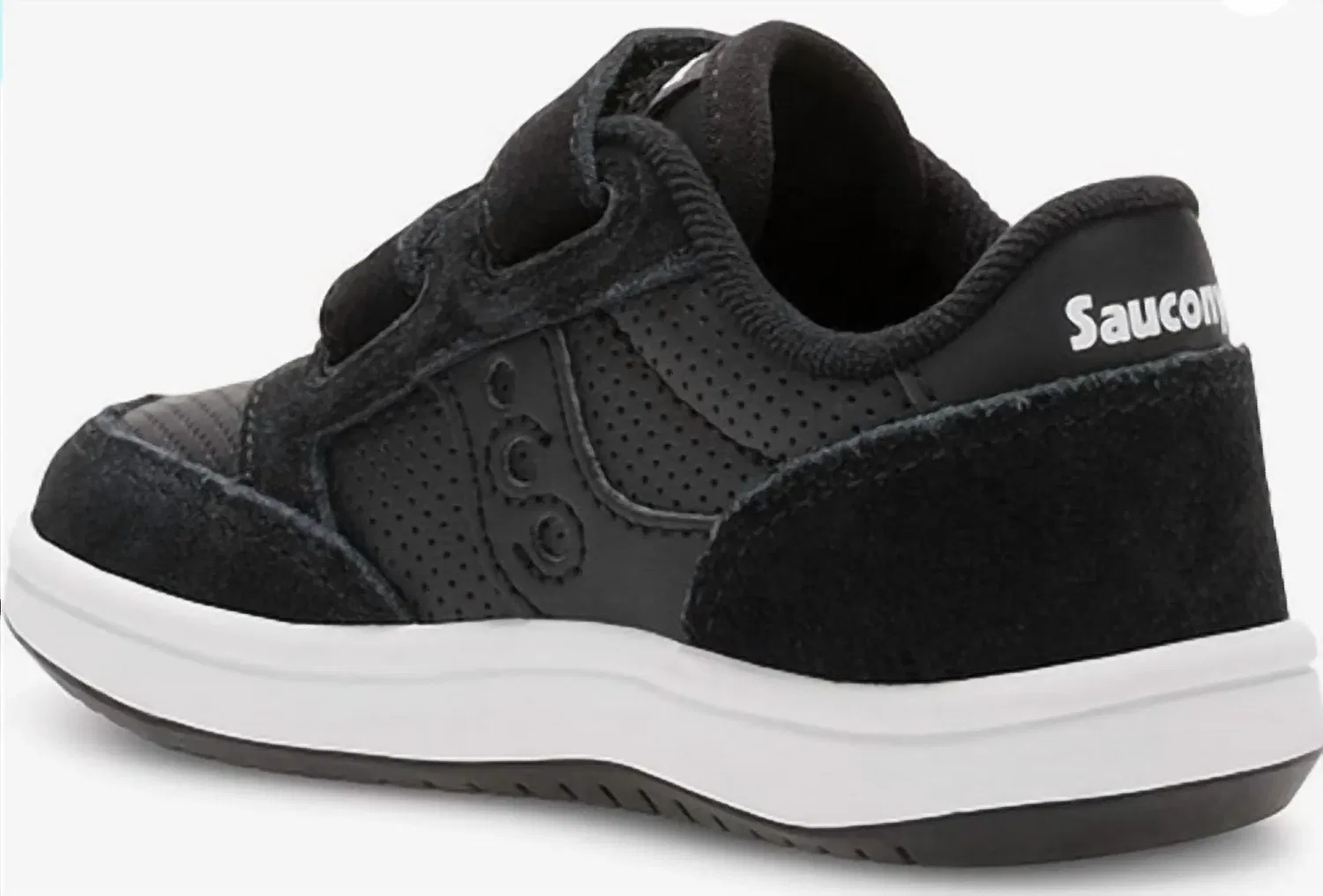 Детские кроссовки для девочек с замшевой отделкой Jazz Sneakers SAUCONY, черный — фото 2
