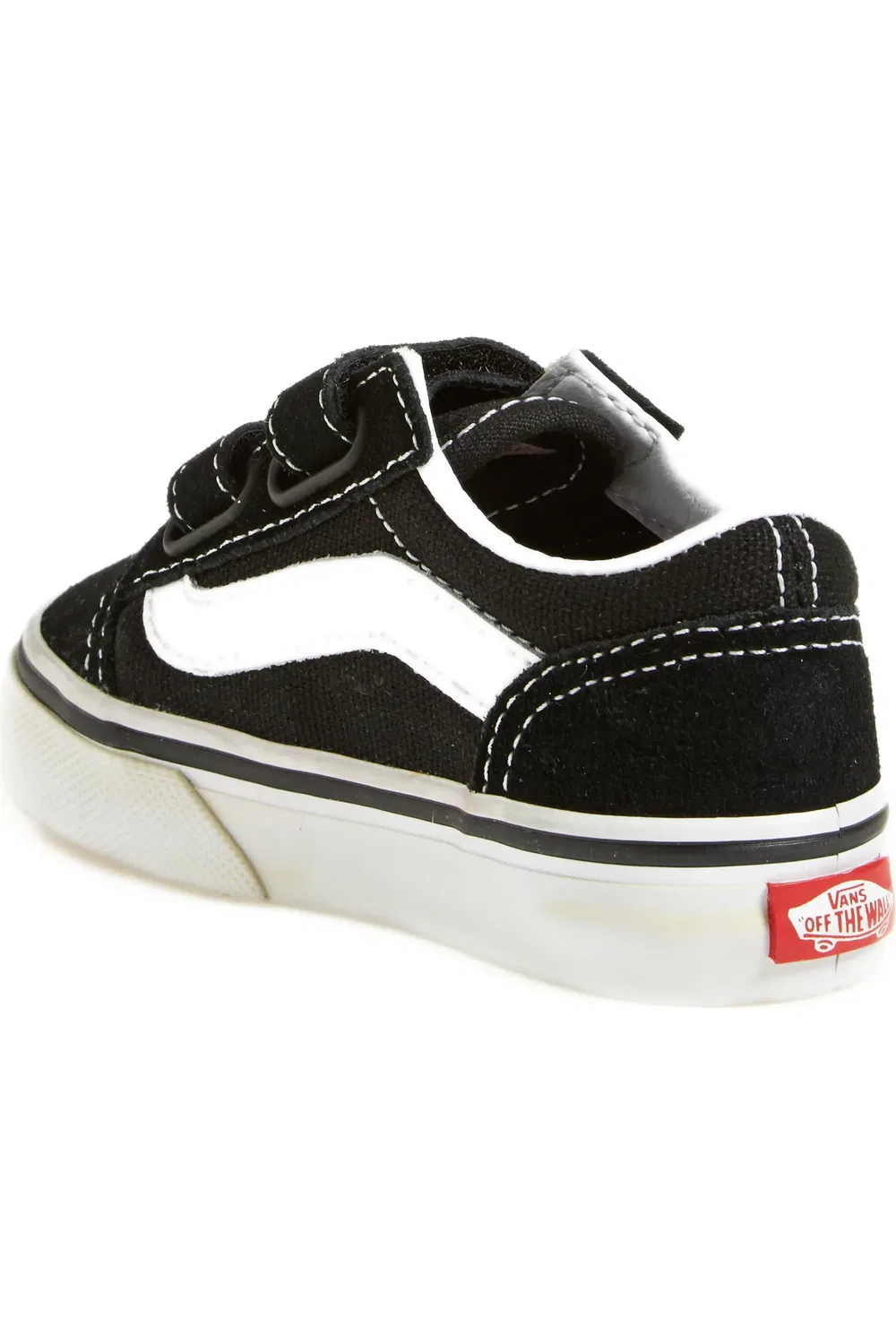 Детские кеды классические с блестящим верхом Old Skool Vans, черный — фото 2