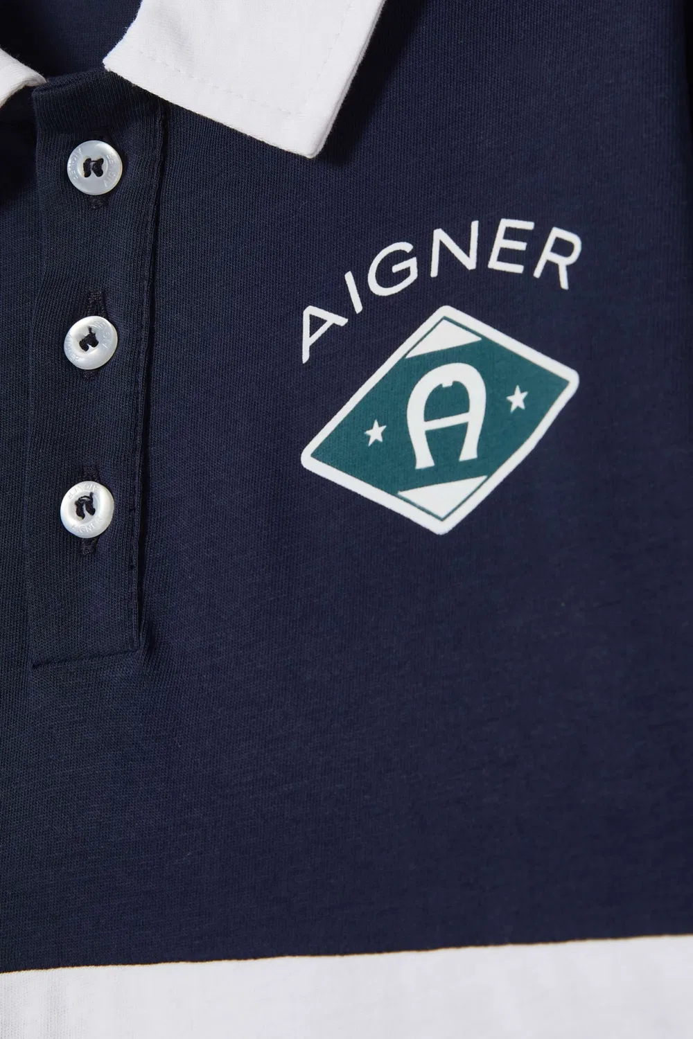 Поло с принтом Diamond Logo AIGNER — фото 3