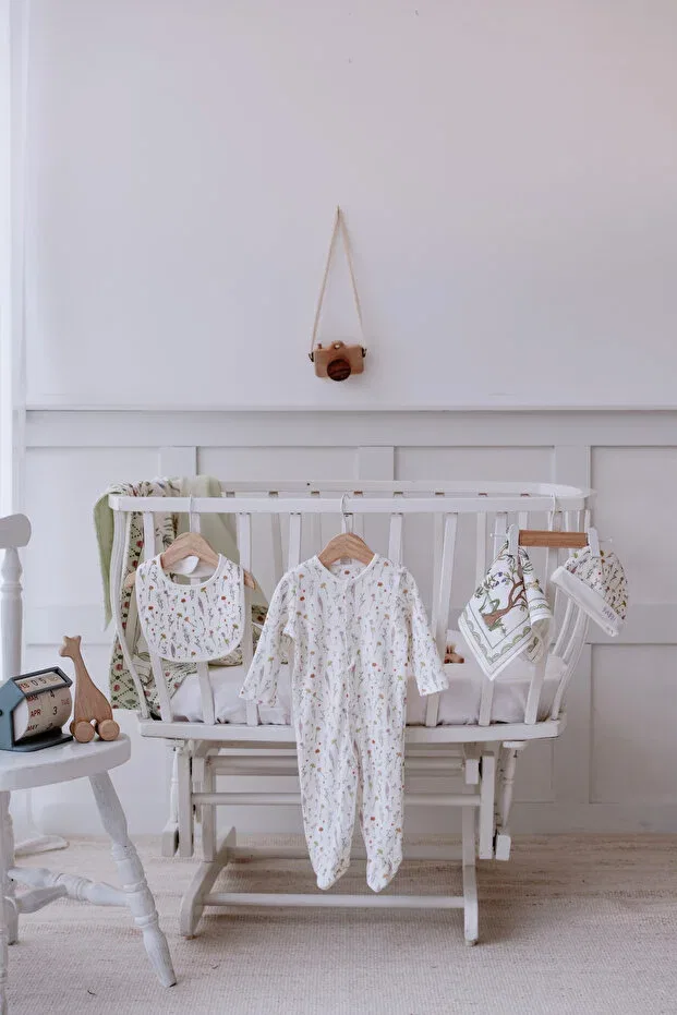 Детский комплект одежды для новорожденных хлопковый Atelier Babbi, White — фото 2