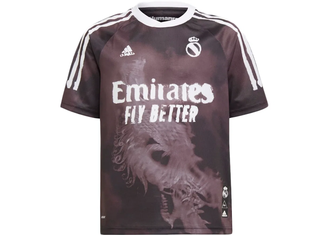 Мужская футболка с принтом Real Madrid Jersey Adidas, Black/White