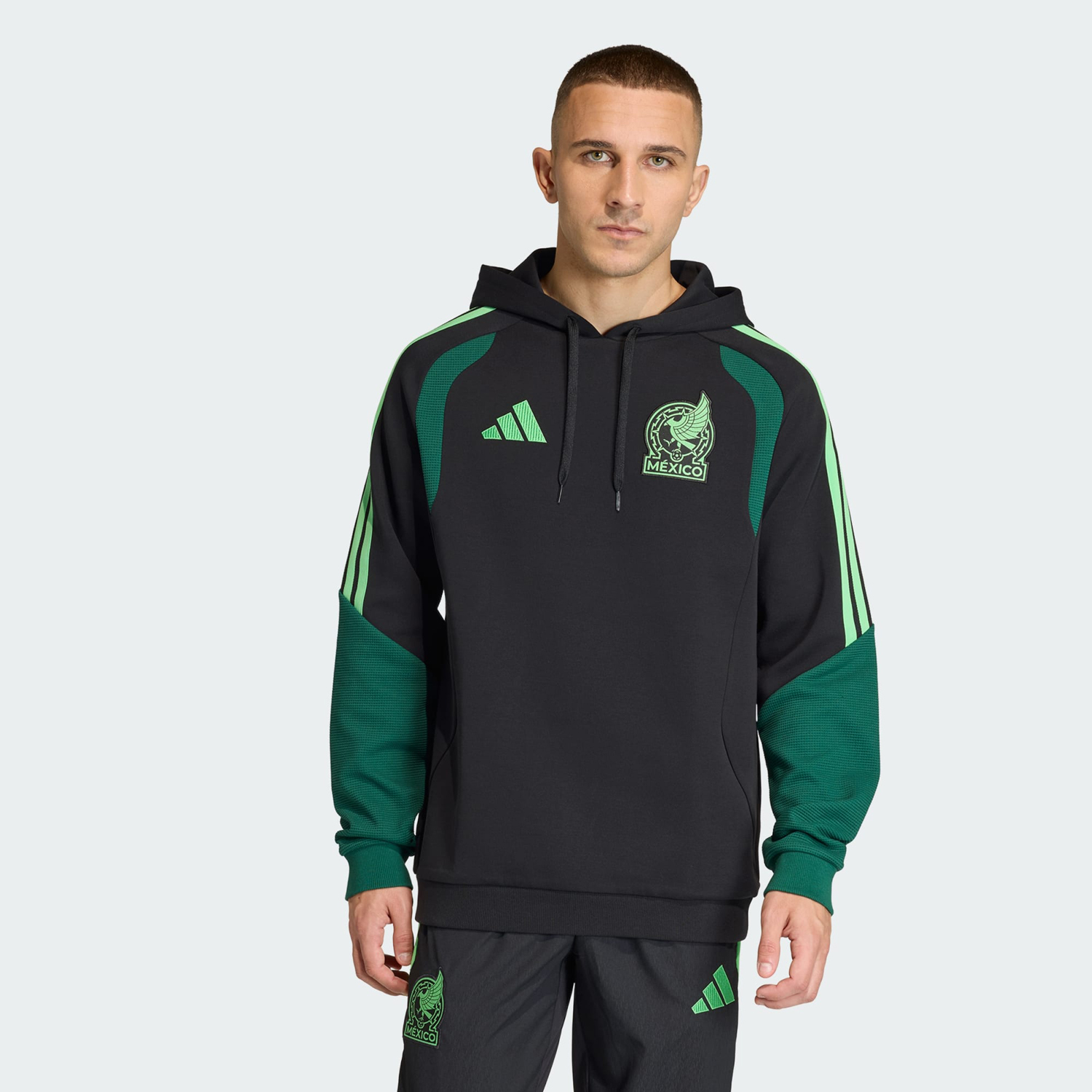 Худи Adidas Originals Mexico 26 Tiro Sweat, черный — фото 3