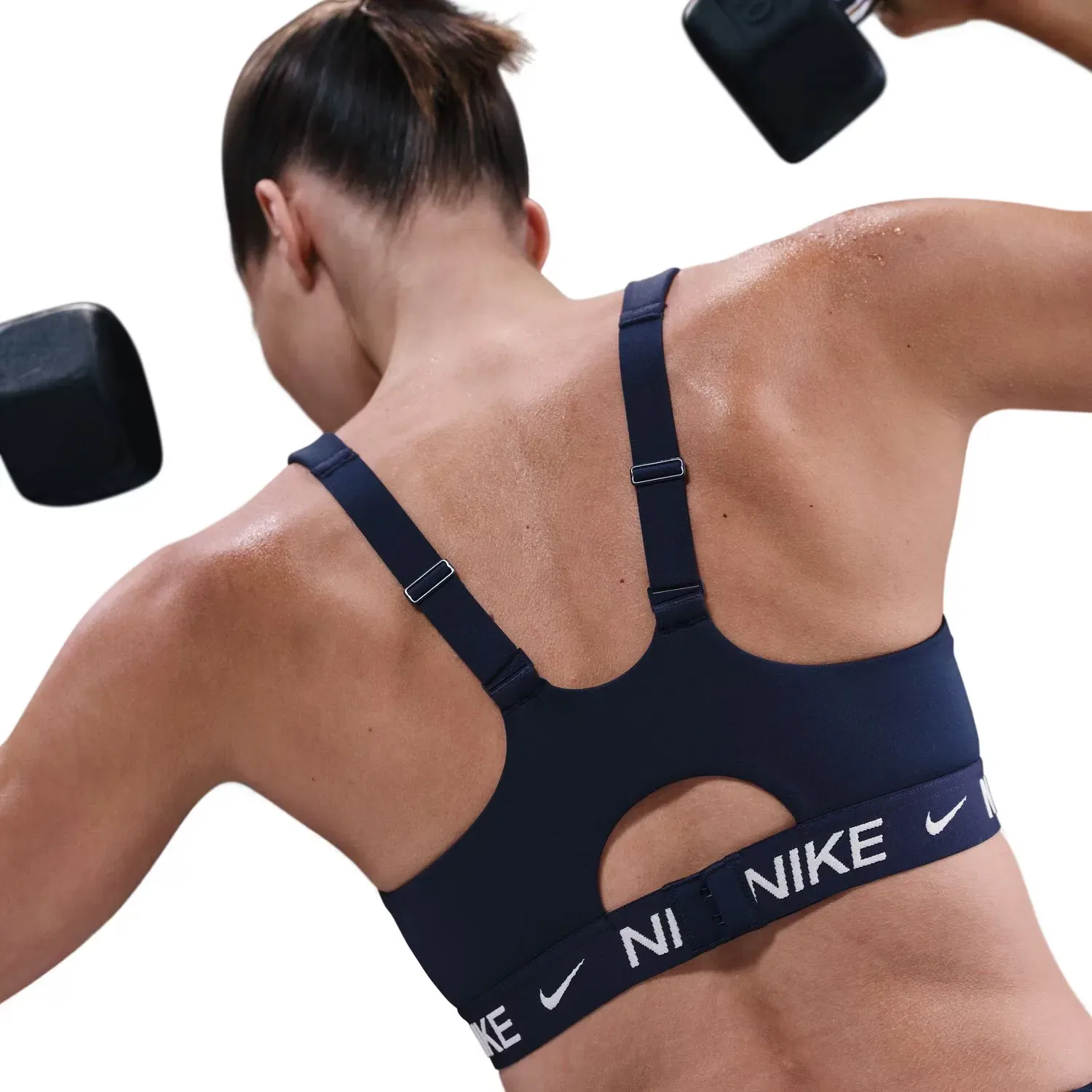 Женский топ Nike W Nk DF Indy Hgh Spt Bra, Azul — фото 4