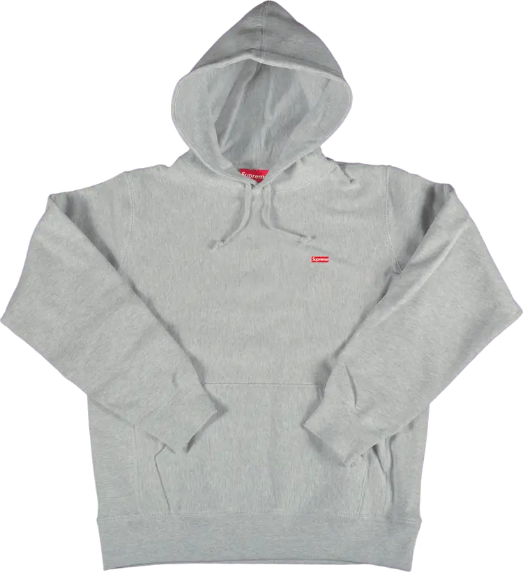 

Толстовка Supreme Enamel Small Box Hooded Sweatshirt 'Heather Grey', серый