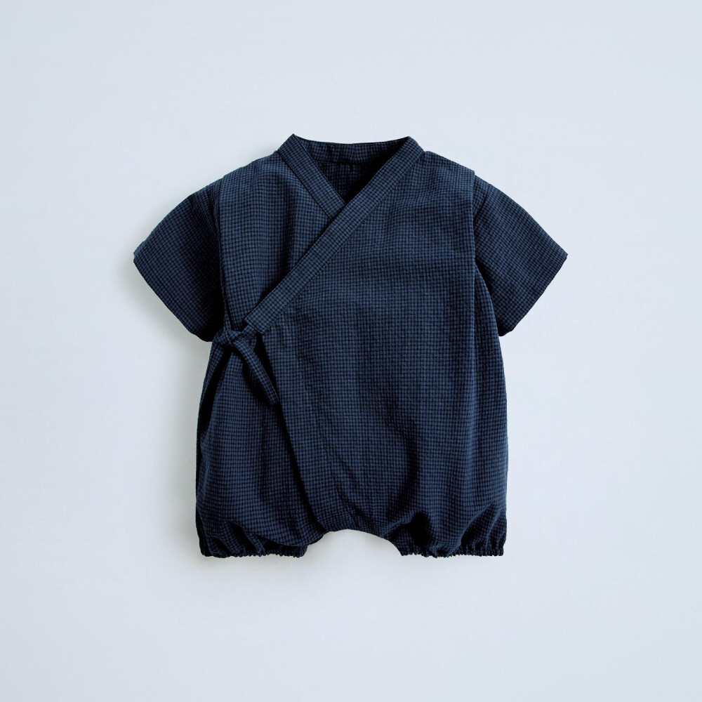 

Комбинезон-кимоно Zara Gingham Jinbei, темно-синий