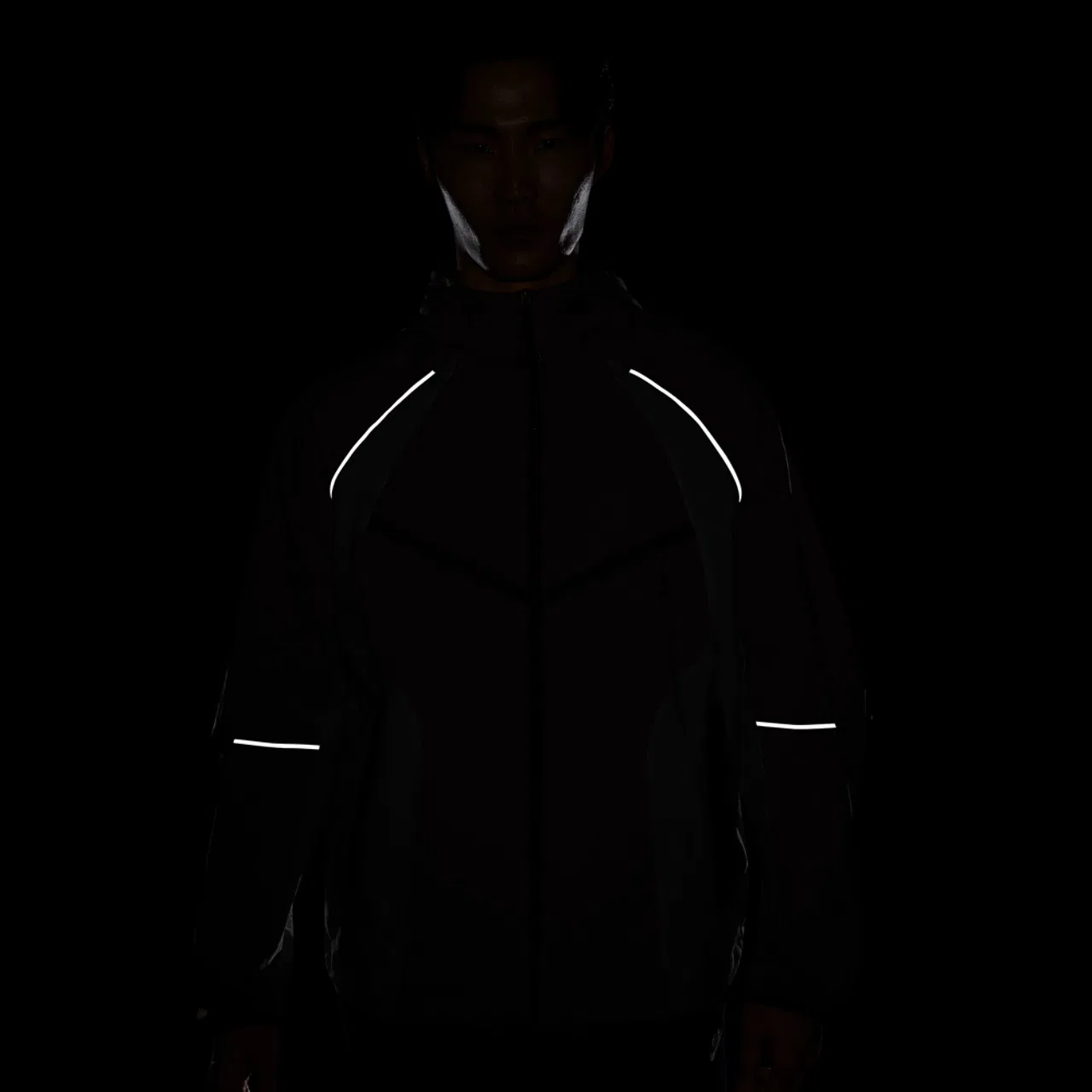 Мужская куртка Tech Woven Pro Full-Zip Nike, цвет Cave Stone/Black/Cool Grey — фото 4