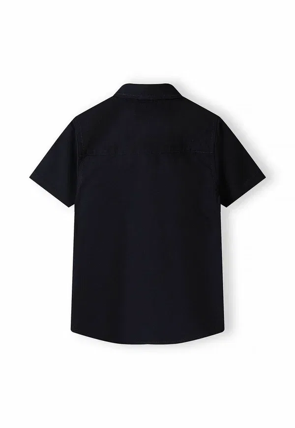 Рубашка с коротким рукавом 100% хлопок Short sleeve oxford Minoti, темно-синий — фото 2