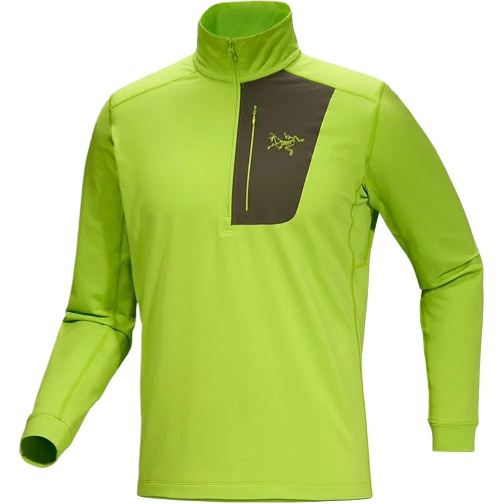 Мужская толстовка с флисовой подкладкой RHO LT Arcteryx, Ivy Green/Vintage Green Mantis/Tatsu