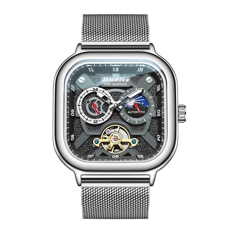 

Часы Dickies Sun, Moon, and Stars (модель CL-579), Regular Watch Box/серебристый/черный