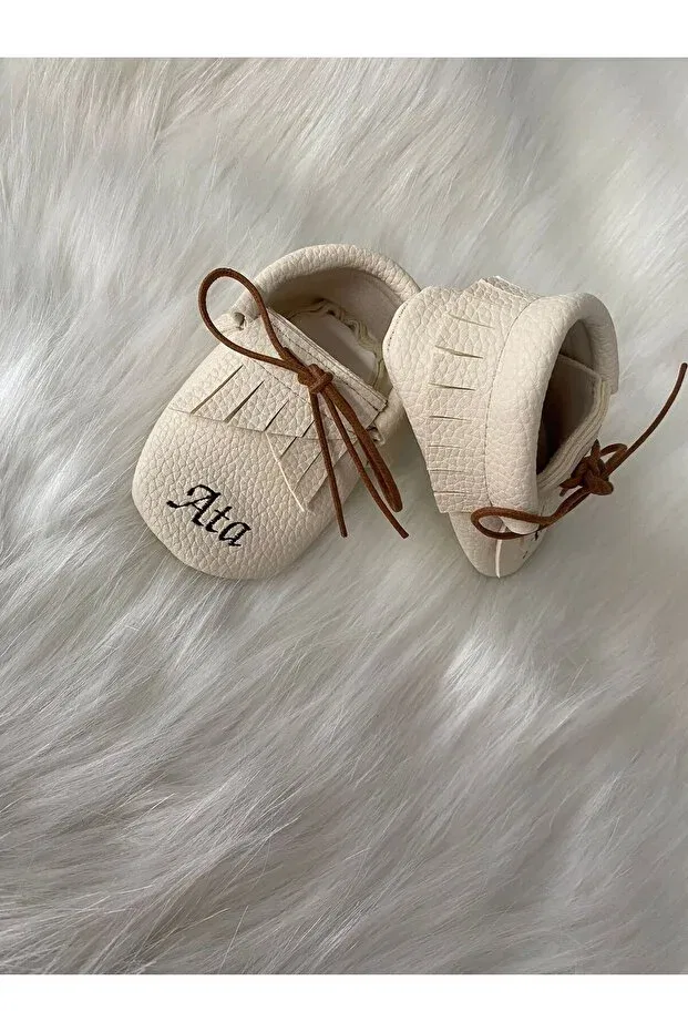 Детские мокасины для девочек без каблука Betülün Diktikleri, Nude Color