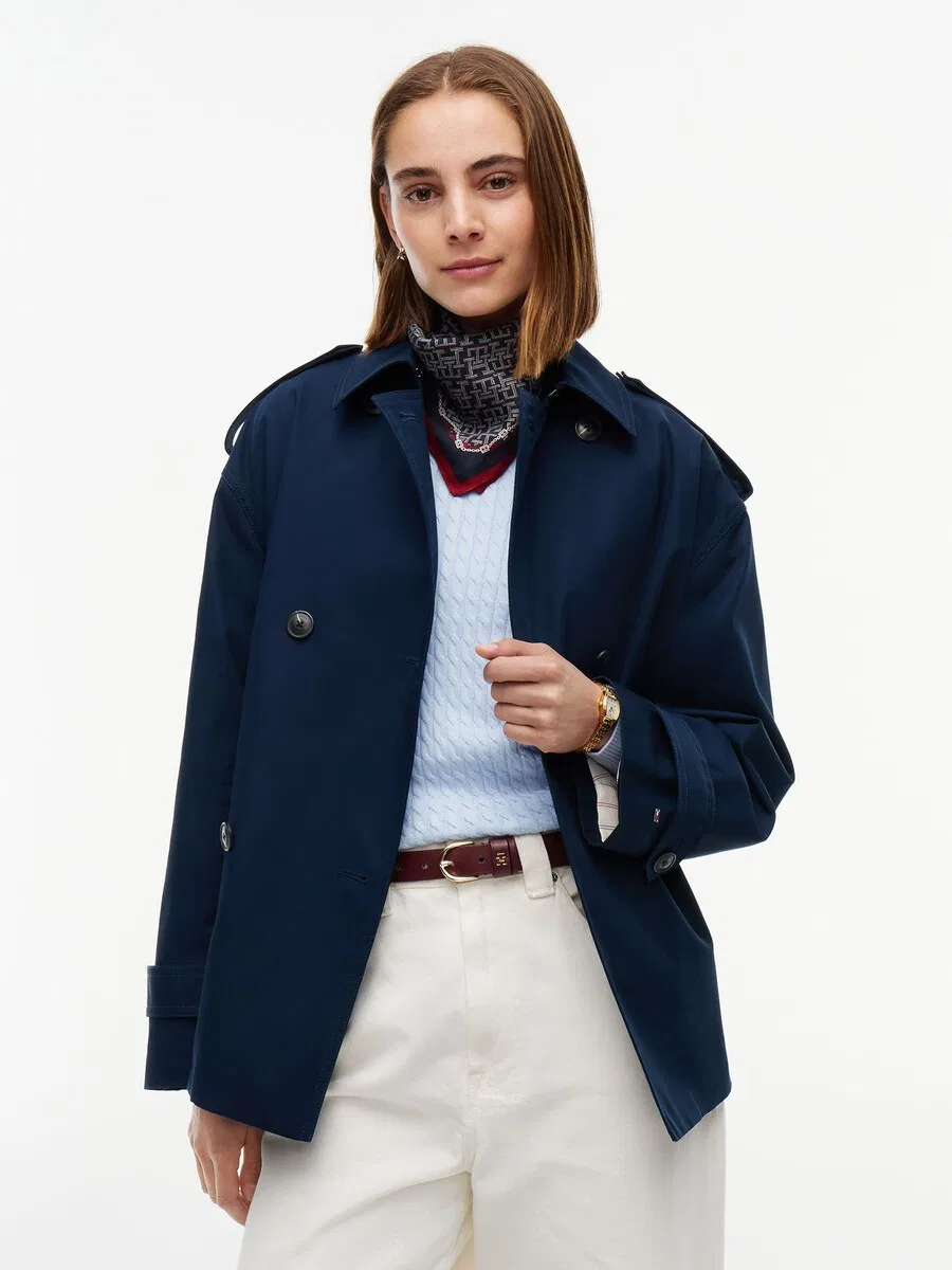 Пальто TOMMY HILFIGER Between-Seasons цвета «ночной синий» — фото 2