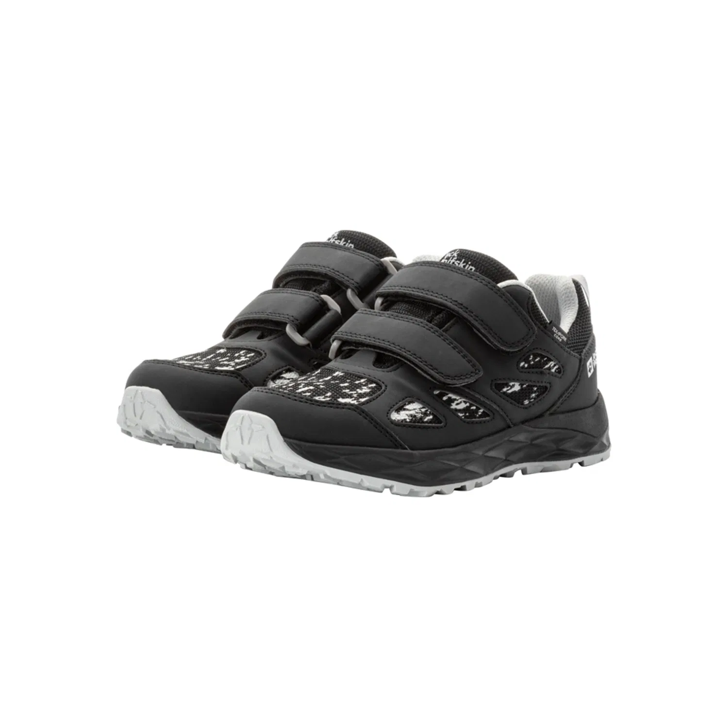 Детские кроссовки с водоотталкивающей мембраной Woodland 2 Jack Wolfskin, Phantom — фото 4